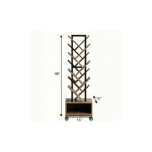 Load image into Gallery viewer, Sixteen Tier Etagere Bookcase - Brown
