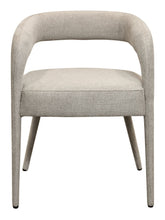 Load image into Gallery viewer, Upholstered Linen Open Back Dining Side Chairs (Set of 2) - Ivory
