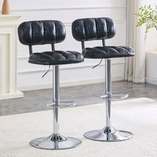 Load image into Gallery viewer, Adjustable Height Bar Stools With Footrest For Kitchen Island (Set of 2)
