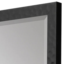 Load image into Gallery viewer, Hammered Geometric Framed Accent Mirror - Black
