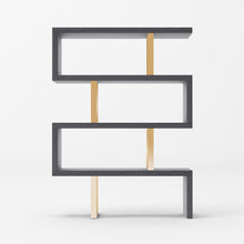 Load image into Gallery viewer, And Four Tier Bookcase - Gold / Gray
