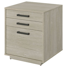 Load image into Gallery viewer, Loomis - 3 Drawer Home Office File Cabinet - White / Gray
