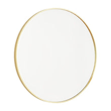Load image into Gallery viewer, 24" Metal Round Framed Bathroom Vanity Mirror - Gold
