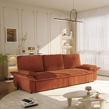 Load image into Gallery viewer, King Size Pull Out Sofa Bed, 3 In 1 Convertible Multifunctional
