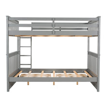 Load image into Gallery viewer, Full-Over-Full Bunk Bed with Ladders and Two Storage Drawers (Gray)(OLD SKU:LT000365AAE)
