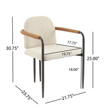 Load image into Gallery viewer, Modern Dining Chair Set With Durable Iron Frame And Comfortable Fabric Upholstery
