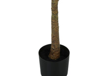 Load image into Gallery viewer, 47" Tall, Artificial Plant, Fiddle Tree, Indoor, Fake, Floor, Greenery, Potted, Real Touch, Decorative - Green / Black
