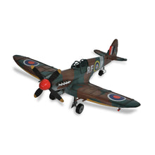 Load image into Gallery viewer, Hand Painted 1940 Spit Fire Model Airplane - Green / Brown
