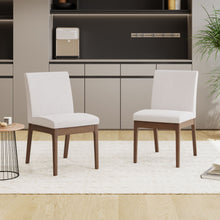 Load image into Gallery viewer, Contemporary Fabric Comfort Dining Chairs (Set of 2)
