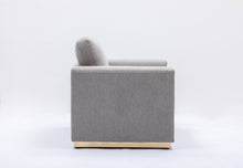 Load image into Gallery viewer, Valin - Linen Chair For Living Room - Gray
