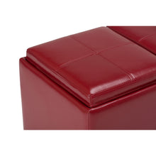 Load image into Gallery viewer, Avalon - Upholstered Storage Ottoman
