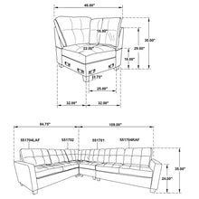 Load image into Gallery viewer, Creston - Upholstered Sectional Sofa
