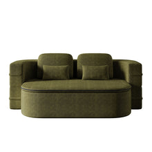 Load image into Gallery viewer, 2 In 1 Foldable Sofa Bed With Multi Functional Blanket, Floor Lounge Sofa

