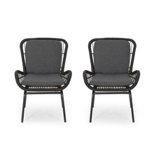 Load image into Gallery viewer, Outdoor Wicker Club Chair With Cushions (Set of 2)
