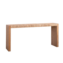 Load image into Gallery viewer, Console Table, Handwoven Top - Antique Natural / Natural
