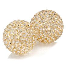Load image into Gallery viewer, Bling Spheres (Set of 2) - Gold
