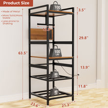 Load image into Gallery viewer, 3D Printer Stand With Filament Storage, T-Type Holder, Built In Power Panelб Open Frame Printer Workstation - Black
