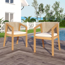 Load image into Gallery viewer, Patio Dining Chair (Set of 2) - Light Teak
