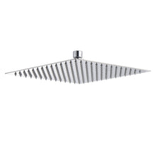 Load image into Gallery viewer, 16" Square Rainfall Shower Head Fixed Wall Mount With Full Body Coverage &amp; Self Cleaning Silicone Nozzles
