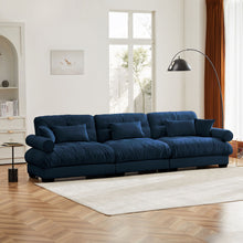 Load image into Gallery viewer, Modern Oversize Sofa With Cloud Like Comfort, Featuring Waist And Throw Pillows
