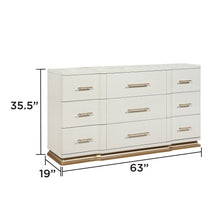 Load image into Gallery viewer, Lexington - 9 Drawer Dresser - Beige
