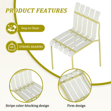 Load image into Gallery viewer, 4 Piece Set Of Modern Color Block Designed Single Chairs
