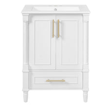 Load image into Gallery viewer, Bathroom Vanity With Ornate French Cylinder Legs, Soft Close Drawer
