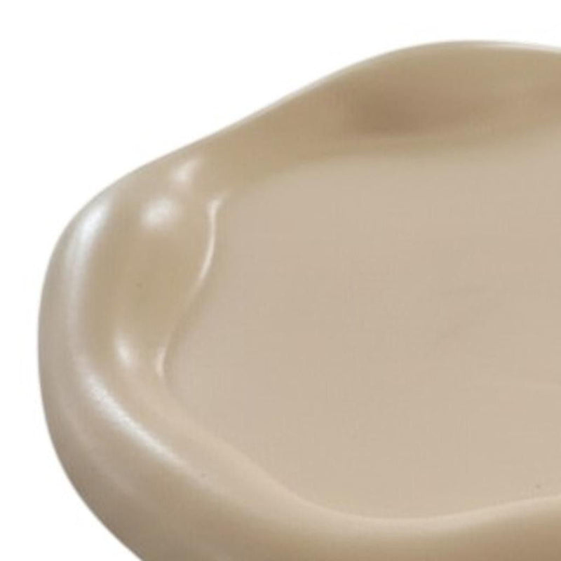 Resin Handmade Round Trinket Tray - Peach