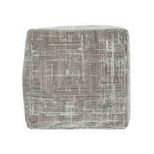 Load image into Gallery viewer, Polyester Blend Ottoman - Gray
