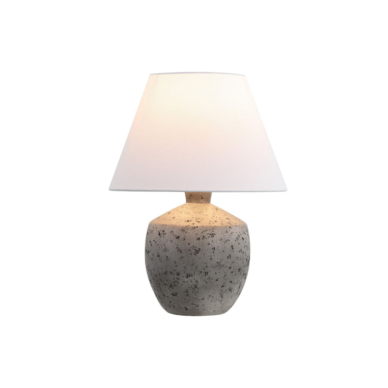 Novelty Bedside Lamps With Empire Shades (Set of 2) - Gray / White