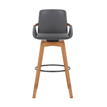 Load image into Gallery viewer, 42" Swivel Bar Height Bar Chair - Gray / Black
