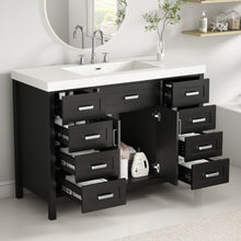 Load image into Gallery viewer, Bathroom Vanity With Sink, 2 Doors 8 Drawers, Soft Close System, Classic Design
