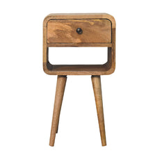 Load image into Gallery viewer, Mini Chestnut Curve Lower Bedside Nifhtstand
