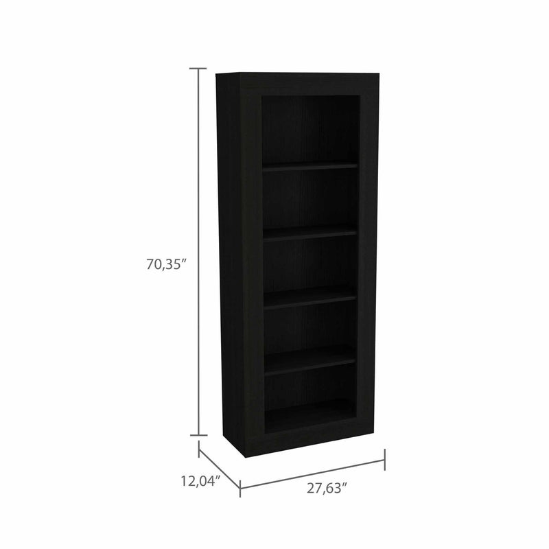 Five Tier Bookcase (403760) - Black