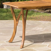 Load image into Gallery viewer, Outdoor Hermosa 7 Piece Wood Dining Set With Cushions - Teak
