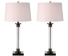 Load image into Gallery viewer, 30" Table Lamps With Drum Shades (Set of 2) - Black
