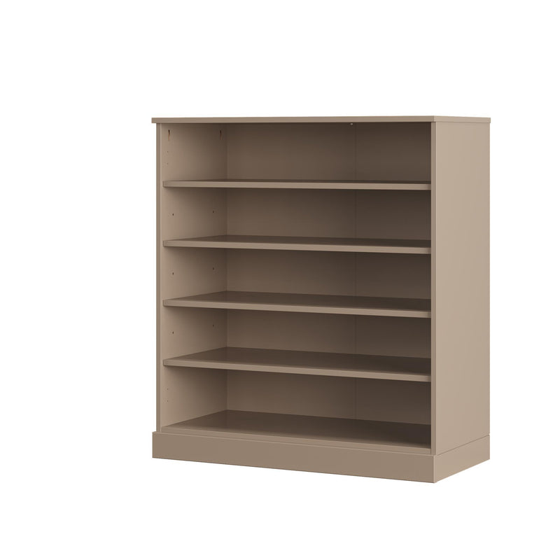 Twenty Pair Solid Woodshoe Storage Cabinet (752325) - Beige