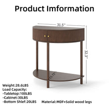 Load image into Gallery viewer, Demi Lune - Console Table With 2 Storage Drawers
