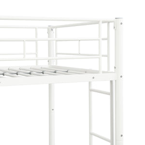 METAL BUNK BED  WHITE