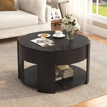 Load image into Gallery viewer, Round Lift Top Coffee Table With Hidden Storage
