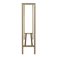 Load image into Gallery viewer, 36" Mirrored Glass Console Table - Silver / Gold
