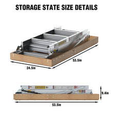 Load image into Gallery viewer, Household Aluminum Attic Ladder
