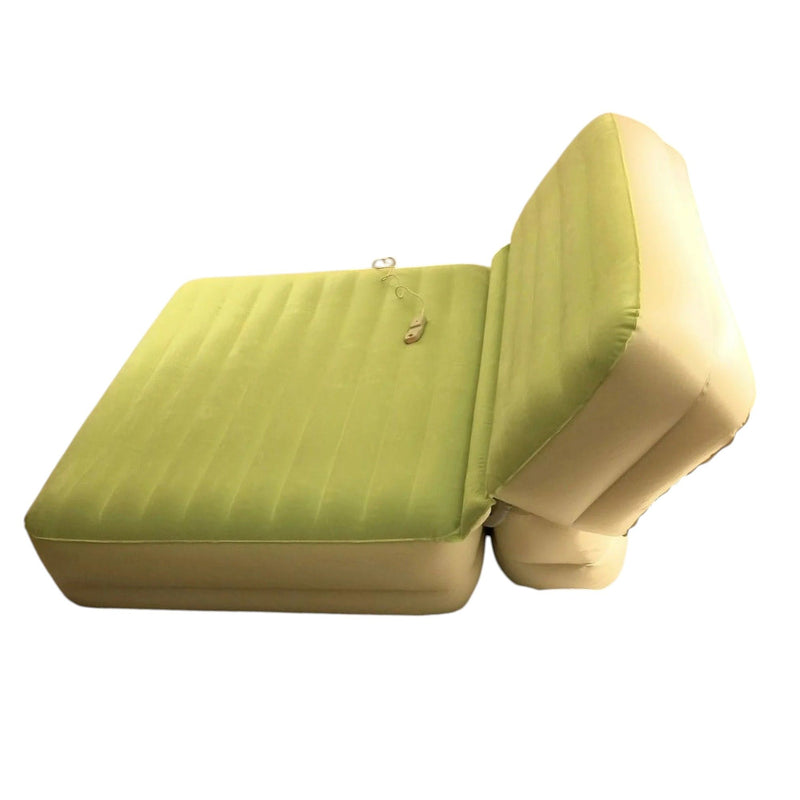Incline Adjustable Inflatable King Size Air Mattress - Moss / Green