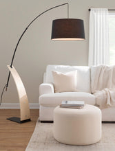 Load image into Gallery viewer, Robyn - Floor Lamp - Natural / Black
