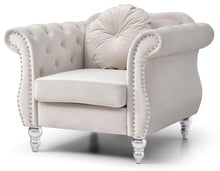 Load image into Gallery viewer, Chic Transitional Flared Arm Chair
