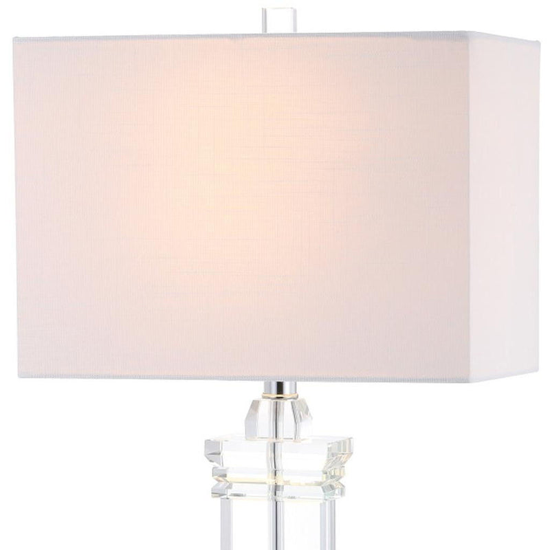 25" Novelty Table Lamp LED With Shade - Clear