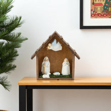 Load image into Gallery viewer, Tabletop Sculpture - Brown / White / Green
