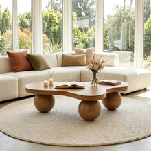 Load image into Gallery viewer, Cloud Shaped Coffee Table With 3 Ball Legs For Living Room
