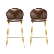 Load image into Gallery viewer, Kira - Upholstered Bar Stool (Set of 2)
