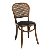 Load image into Gallery viewer, Faux Leather Open Back Dining Side Chairs (Set of 2) - Brown
